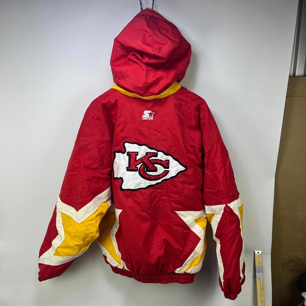 Vintage 90s Starter Kansas City Chiefs NFL Puffer Jacket XL